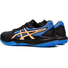 Asics Tennis Shoes Gel Game 7 Clay/Sand Court Black/Blue Kids